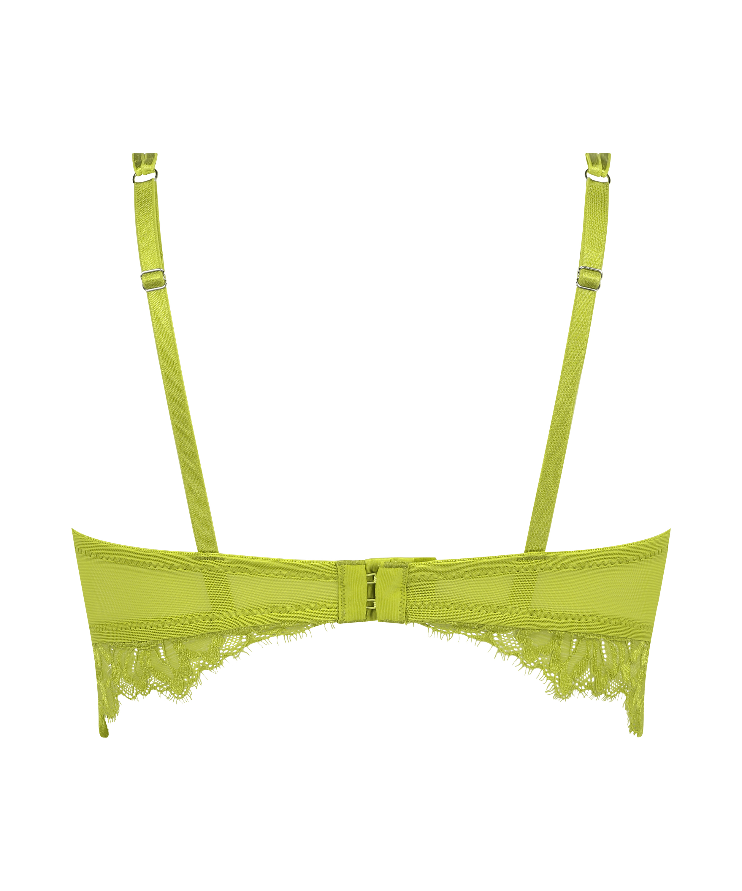 Isabella Non-Padded Underwired Longline Bra, Green, main