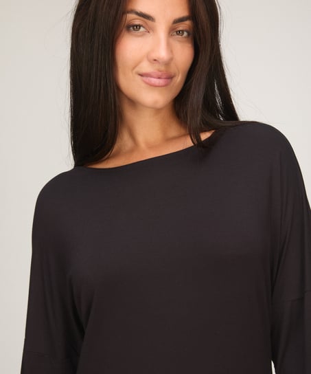 Nightshirt Batwing, Black