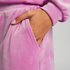 Velours Pyjama Pants, Pink