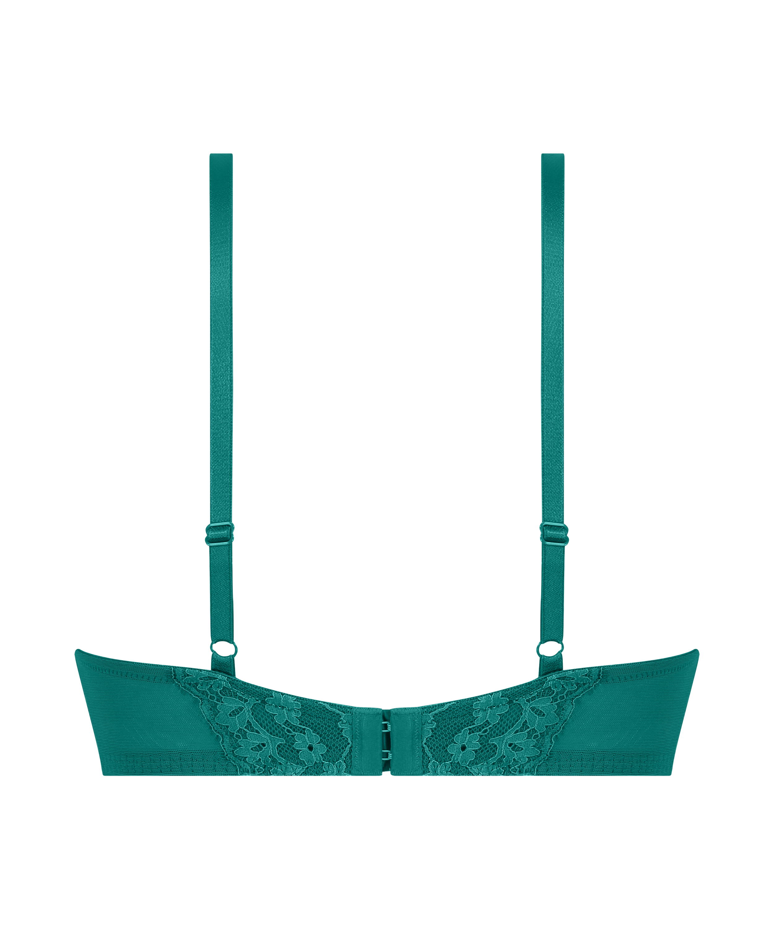 Daisy Padded Underwired Maximizer Bra, Green, main