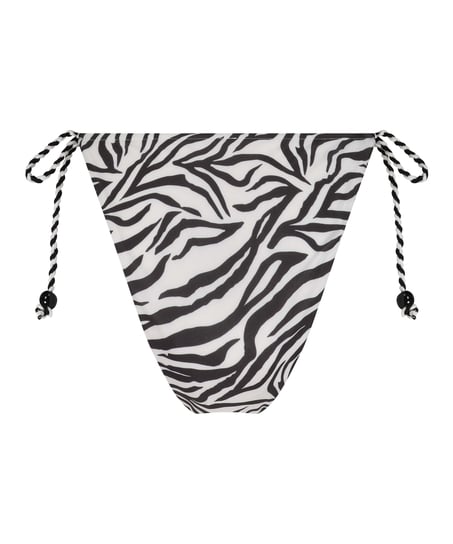 Doha High-Leg Bikini Bottoms, White