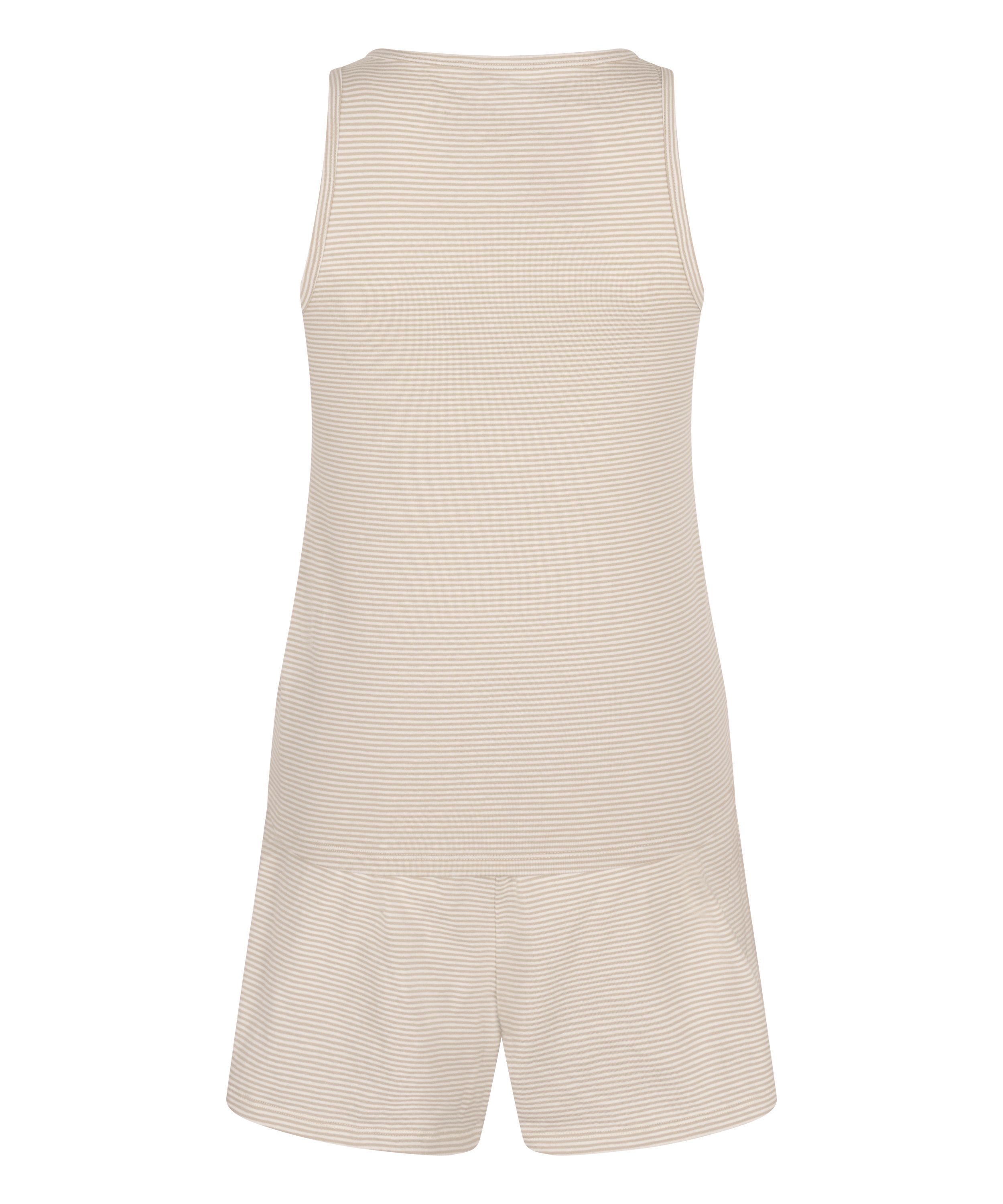 Pyjamaset Singlet Jersey, Beige, main