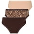 Multipack Cotton Brazilian, Brown