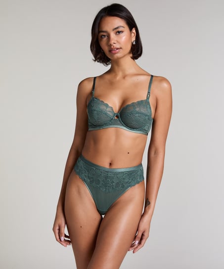 Sophia Non-Padded Underwired Bra, Green