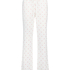Jacquard Hearts Petite Pyjama Bottoms, White