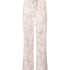 Flower Linen Pant, Pink