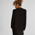 Essential Jersey Shirtdress, Black