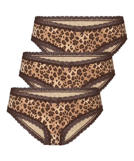 Multipack Cotton Brazilian, Brown
