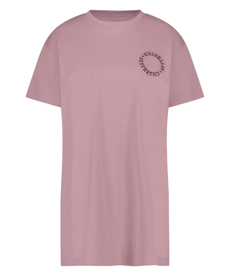 Round Neck Nightshirt, Purple