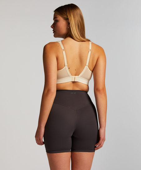 HKMX Sports bra The All Star Level 2, Beige