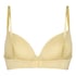 Plunge Padded Underwired Bra, Yellow