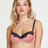 Secret Lace Padded Underwired Bra, Pink