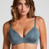 Mona padded non-underwired bra, Blue