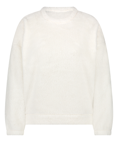 Fleece Snuggle Top, White
