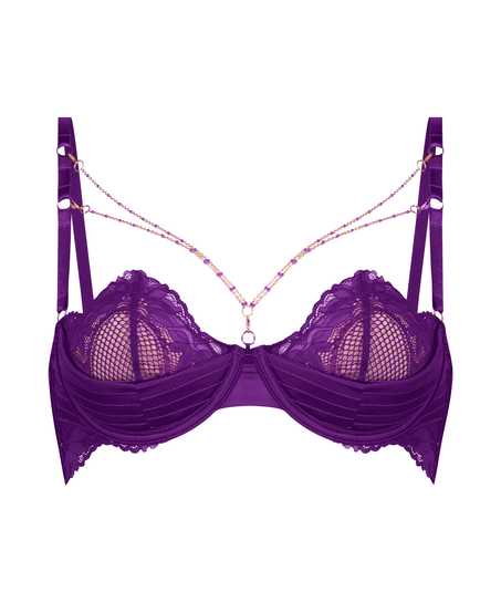 Half-Padded Cup Underwired Bra Belladonna, Purple