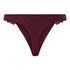 Lace & Shine Thong, Purple