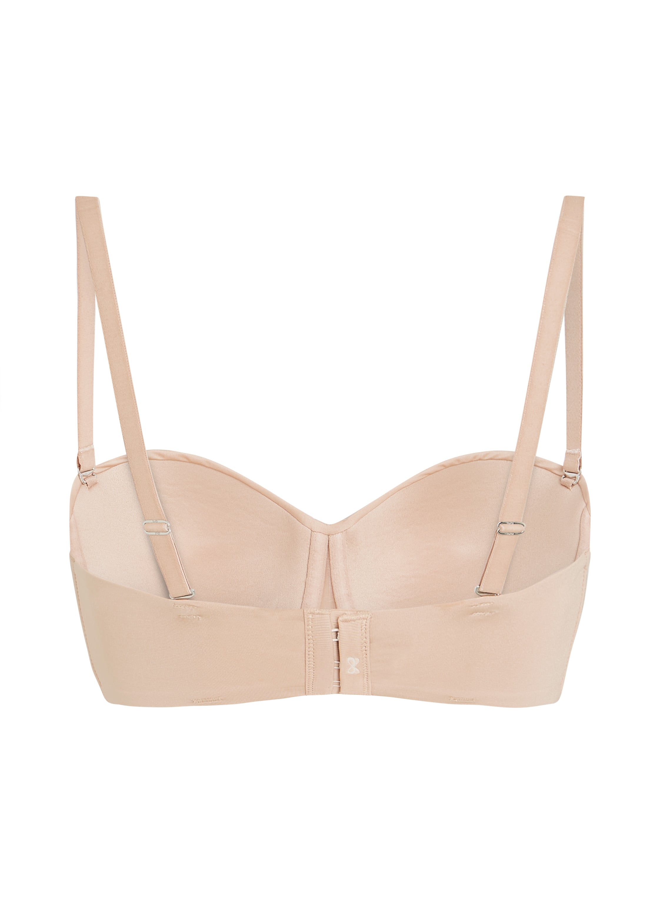 Smooth Padded Underwired Strapless Push-Up Bra, Orange, main