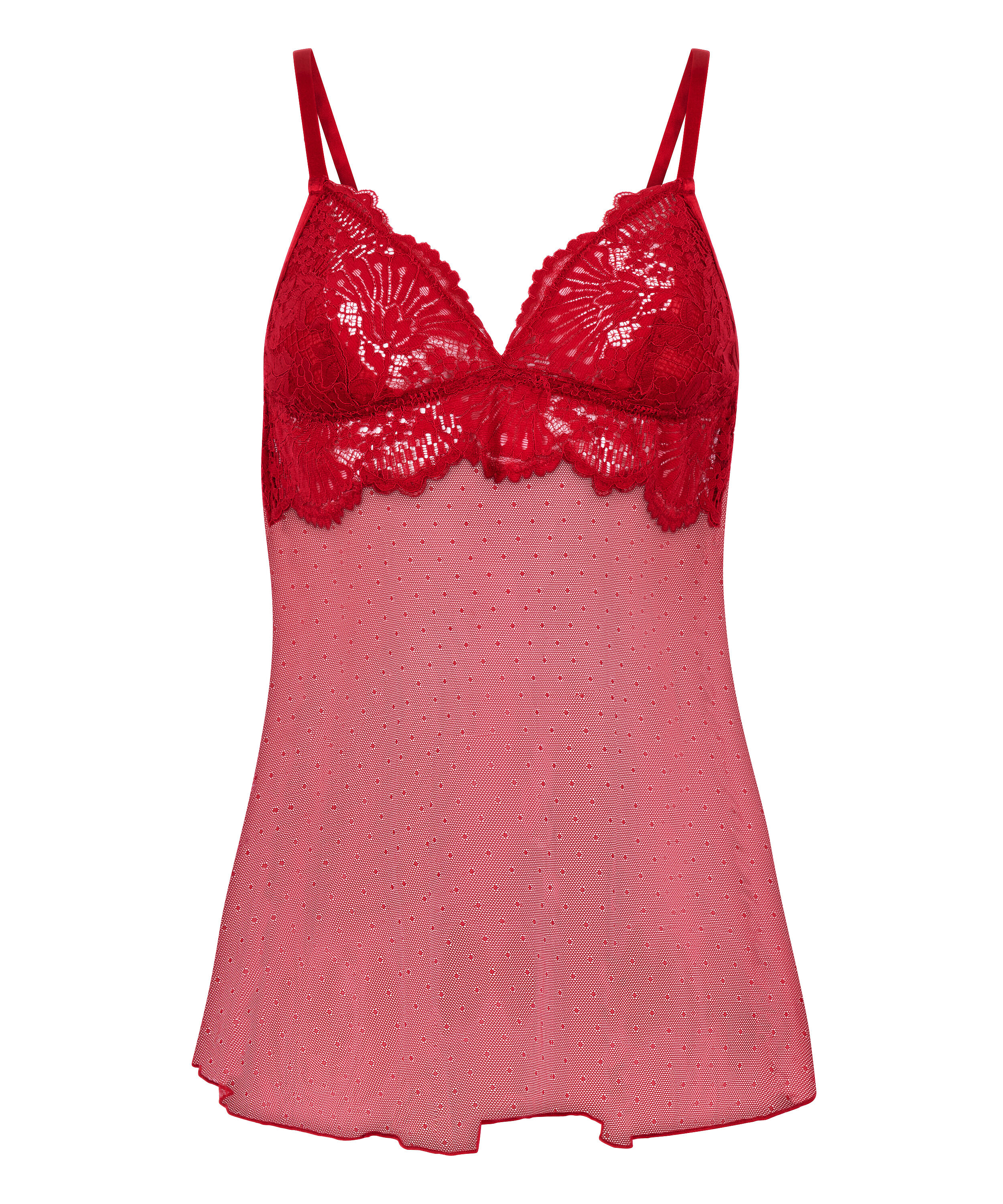 Whitney Babydoll , Red
