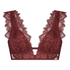 Zoe Non-Padded Underwired Longline Bra, Red