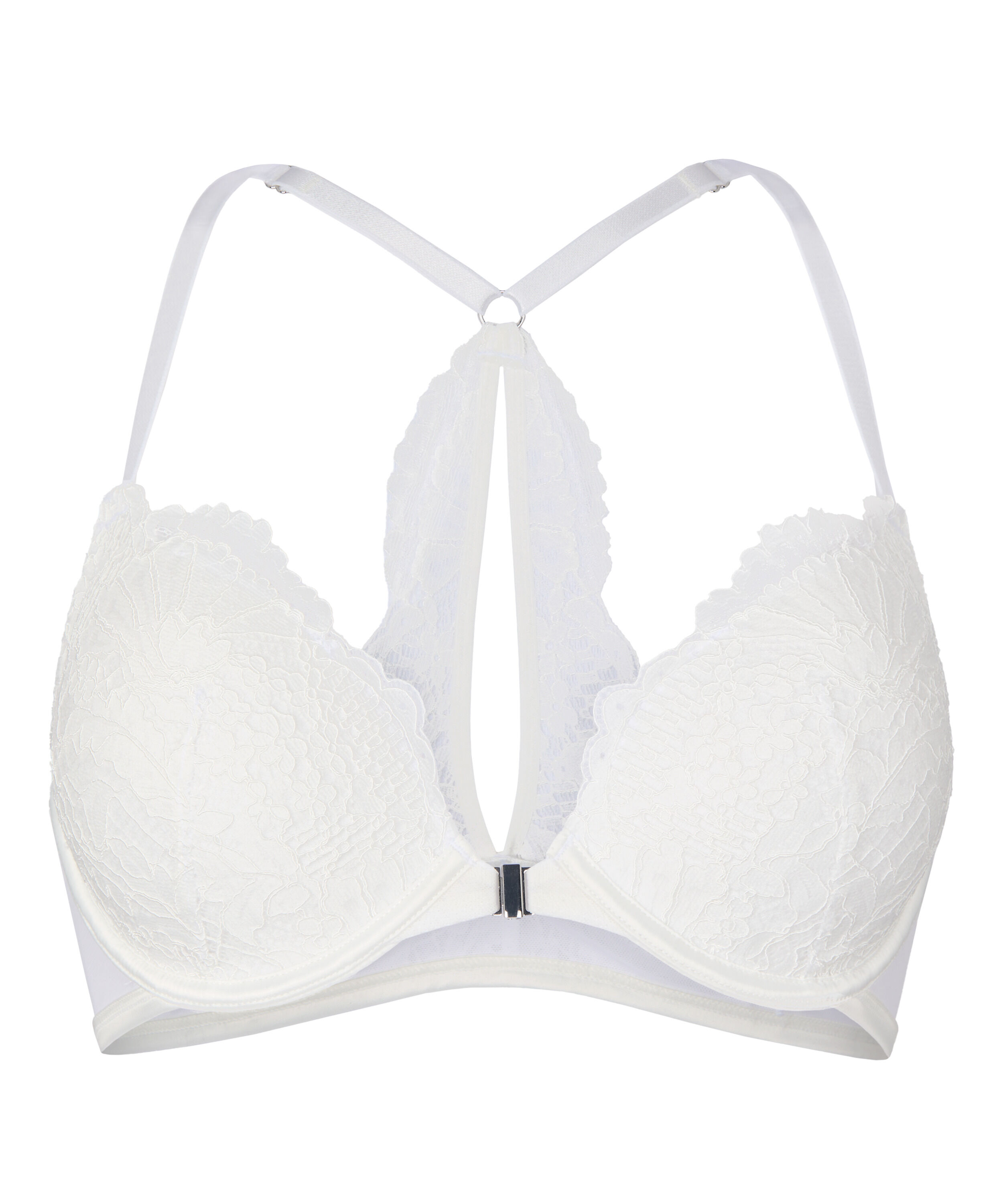 Whitney Padded Underwired Push-Up Bra, White