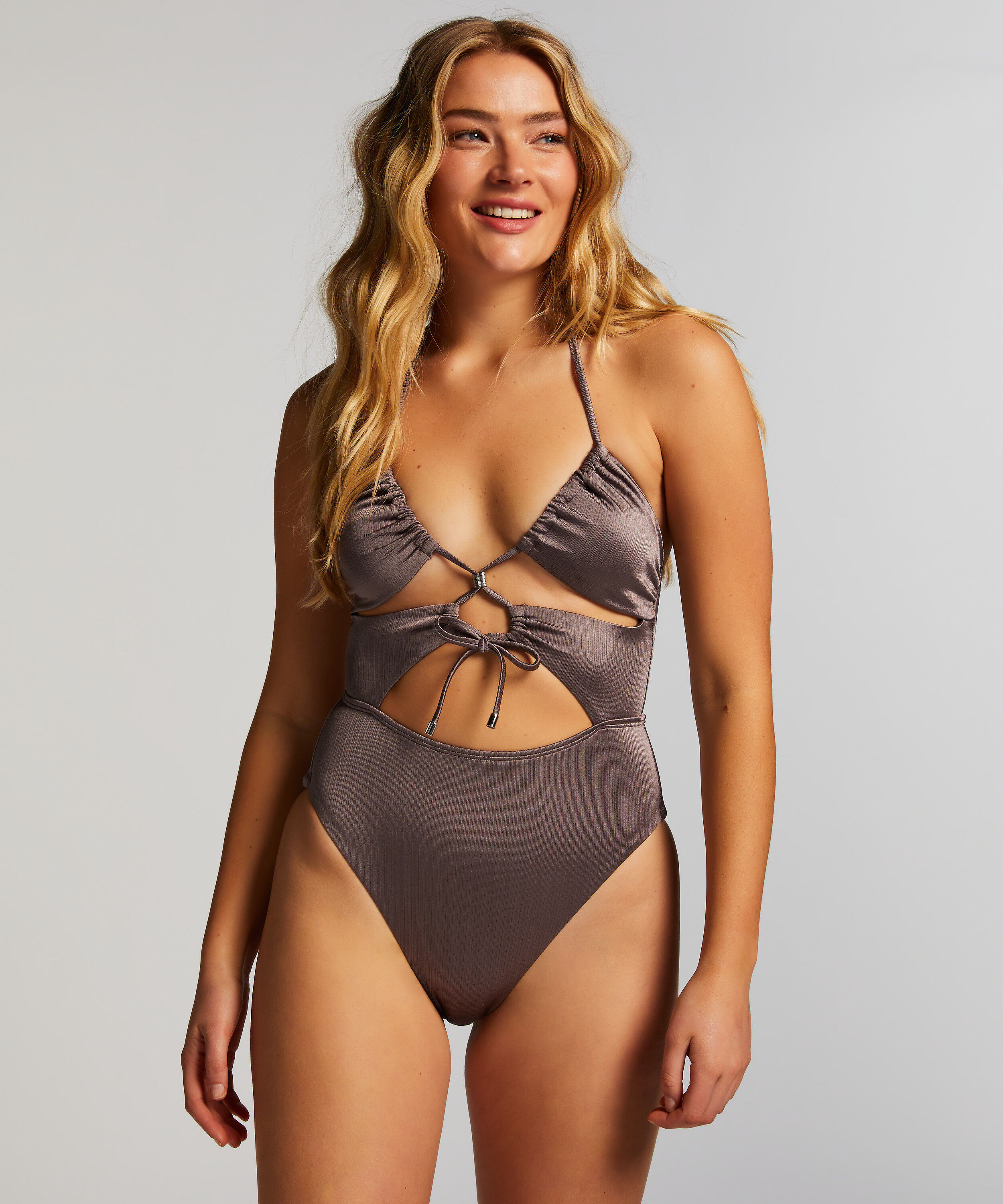 Luna Swimsuit, Gray