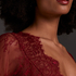 All-over Lace Top, Red