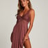 Nora Lace Slip Dress, Purple