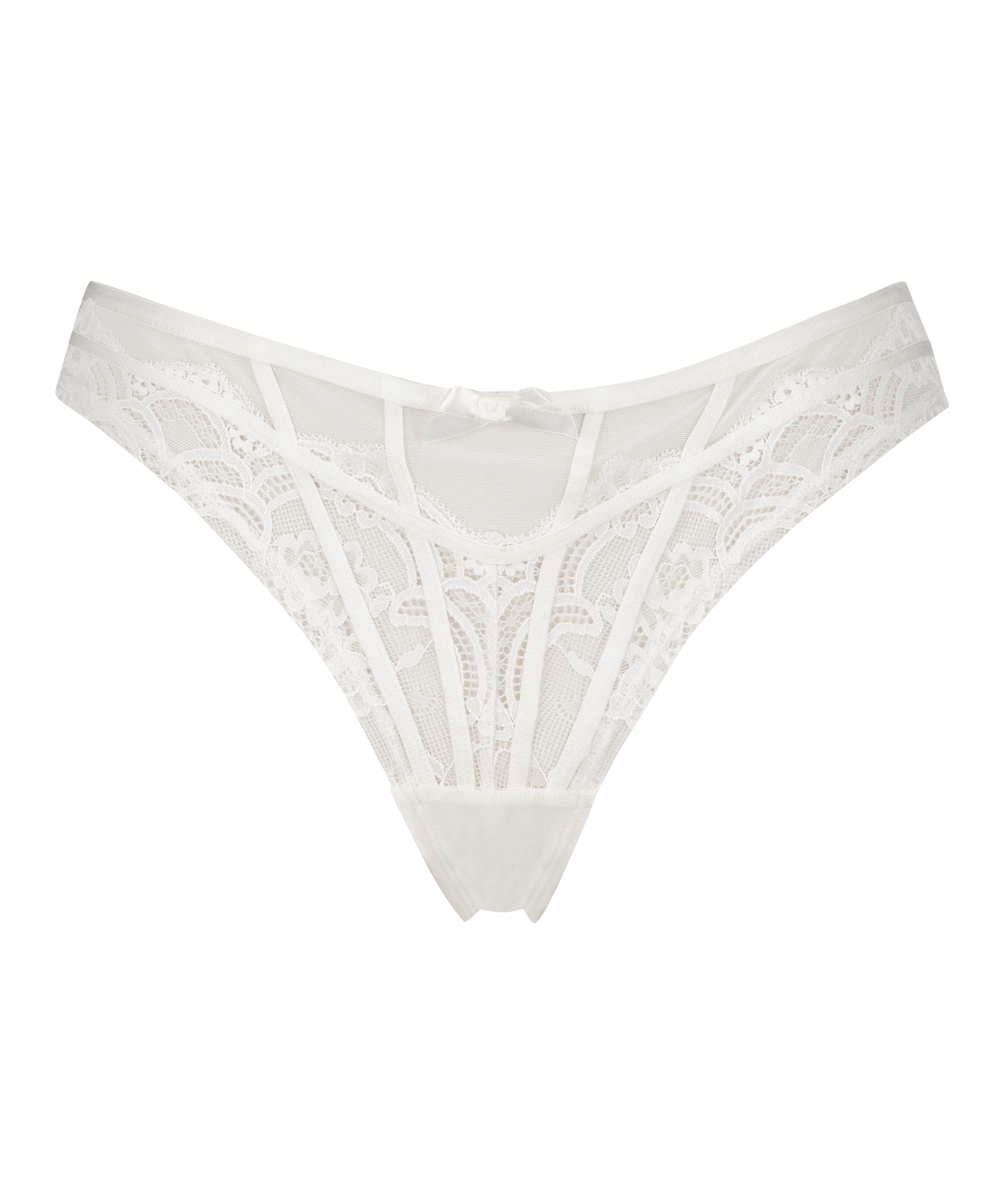 Buy White Lace High Waist High Leg Knickers from Next Hungary