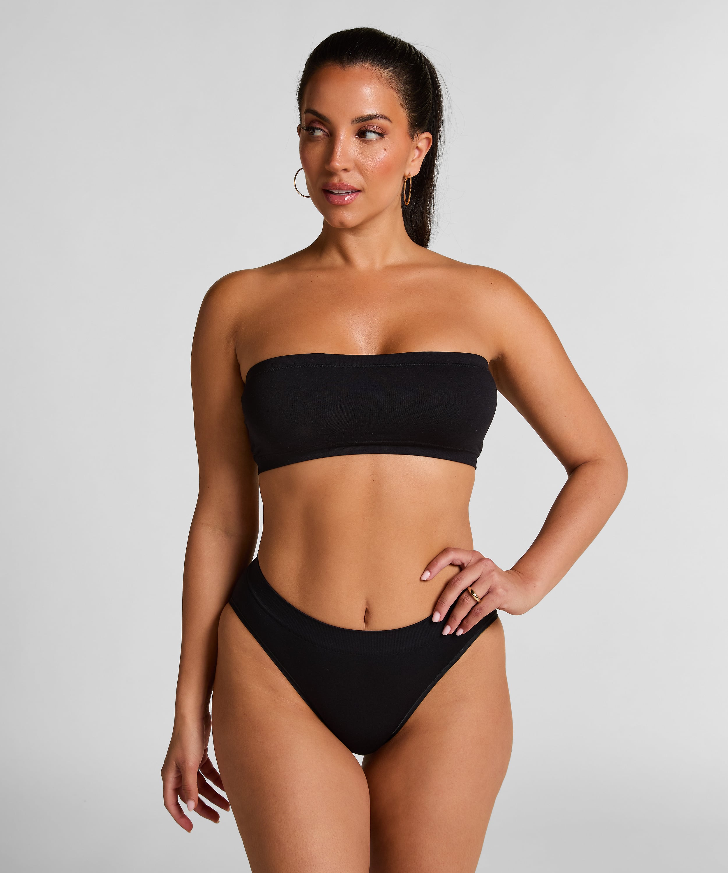 Dide High Knickers, Black, main