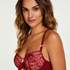 Theresa Padded Underwired Bra, Red
