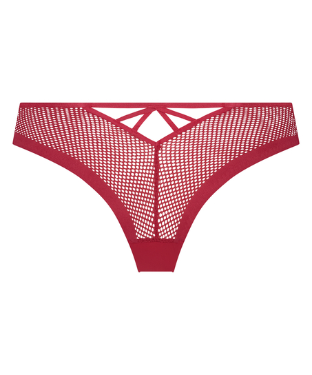 Invisible Brazilian Fishnet, Red