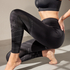 HKMX Run Baby Run Regular Waist Leggings, Black