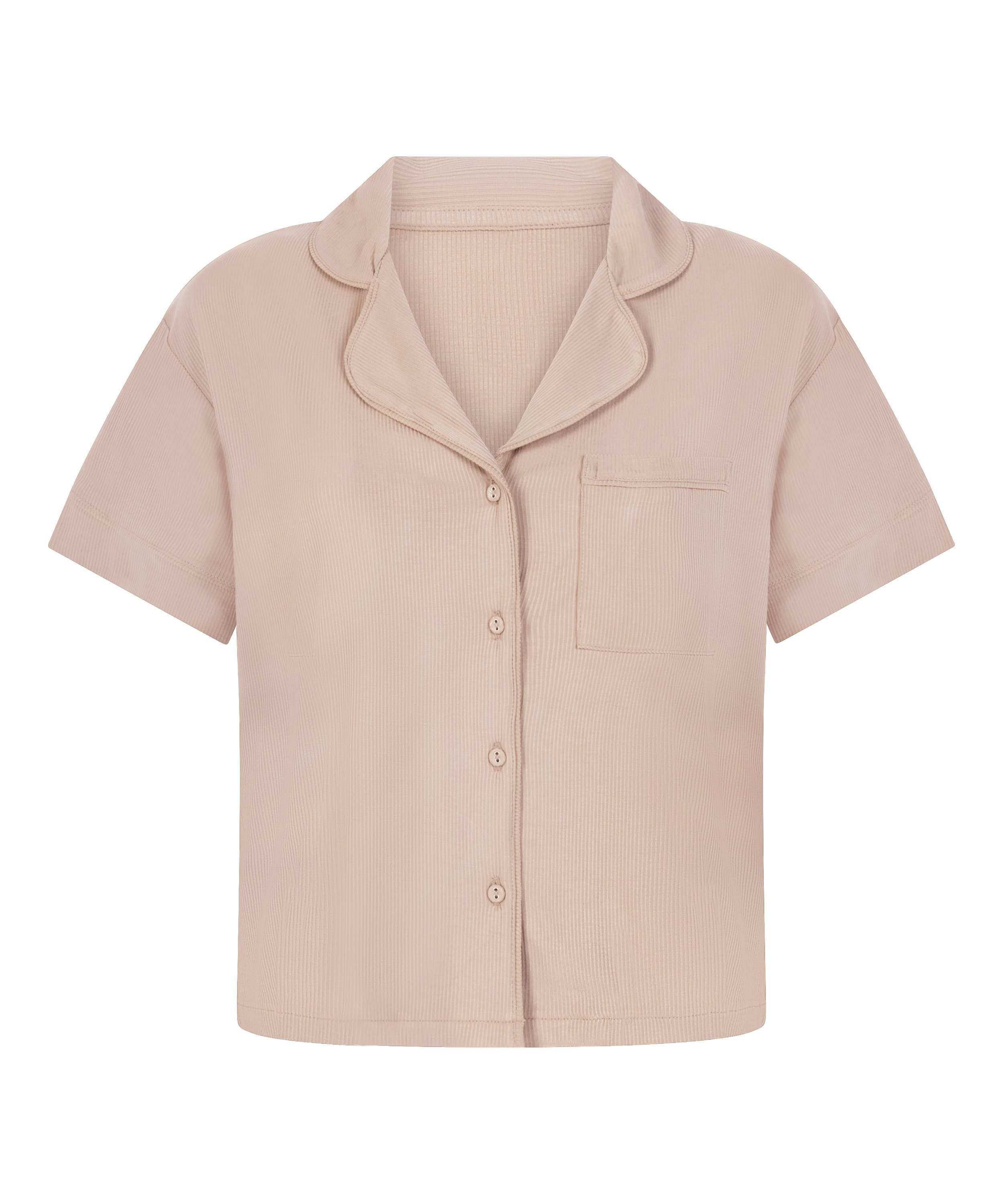 Essential Jersey Short-Sleeved Jacket, Beige, main