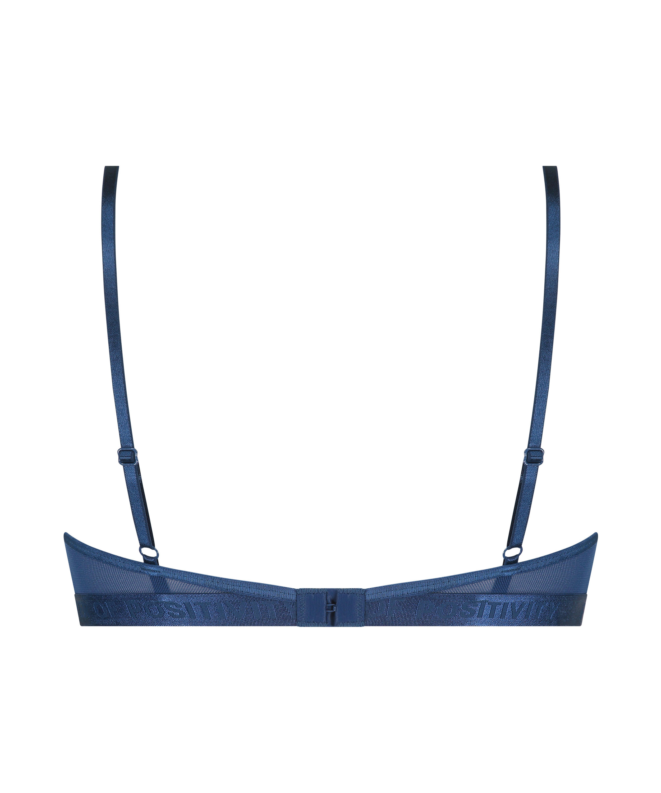 Honey Non-Padded Underwired Bra, Blue, main