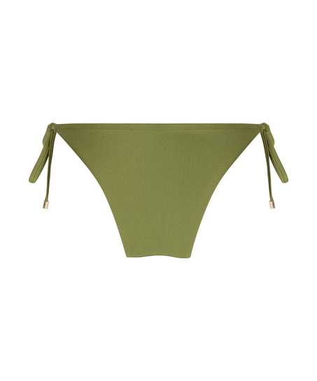 Yucatan High-Leg Bikini Bottoms, Green