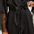 Satin Kimono, Black