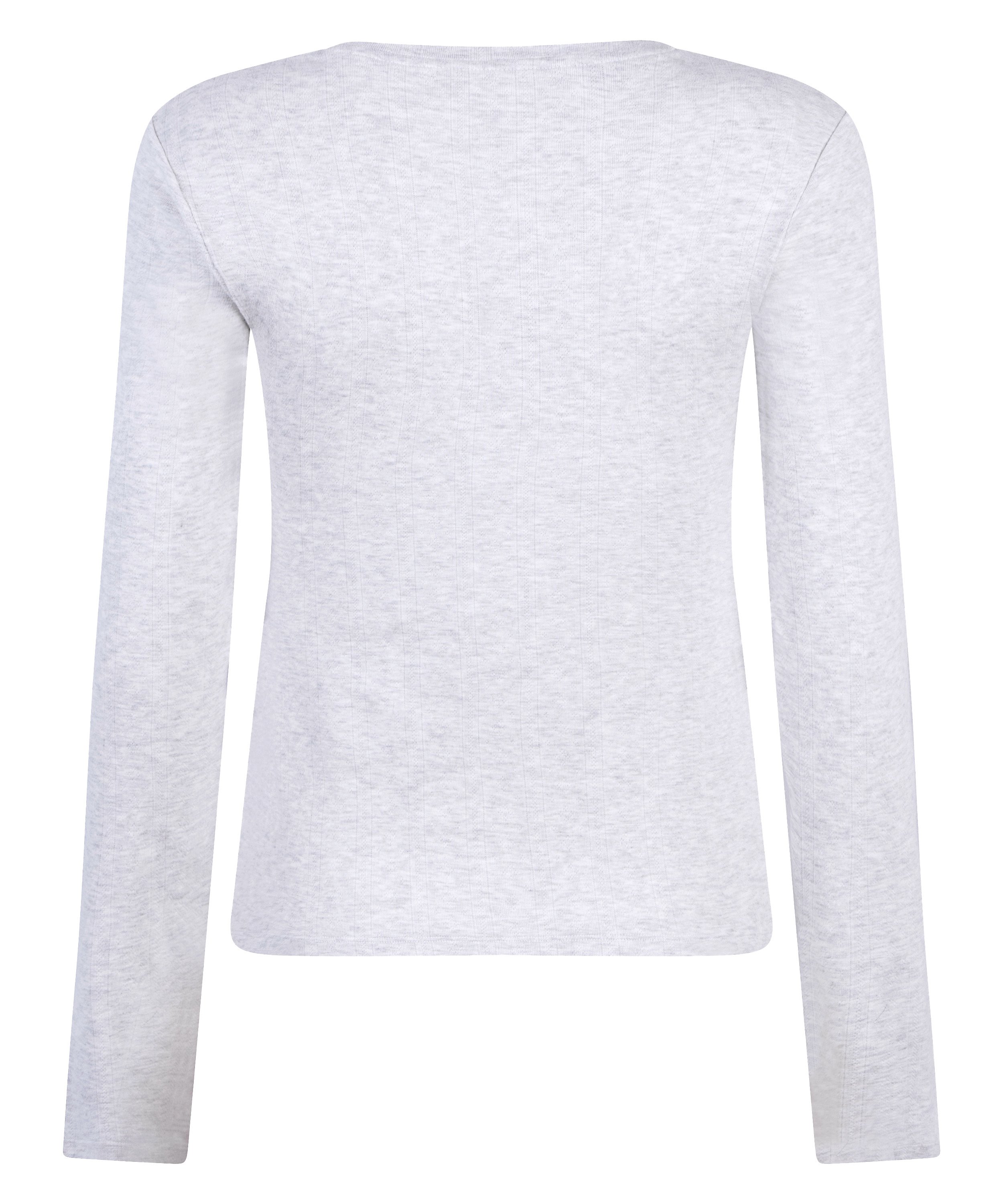 Pyjama top Pointelle, Gray, main