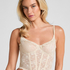 Darcy Non-Padded Underwired Longline Bra, White