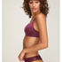 Lace Back Invisible Thong, Purple