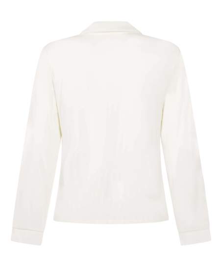 Essential Jersey Long-Sleeved Jacket, White