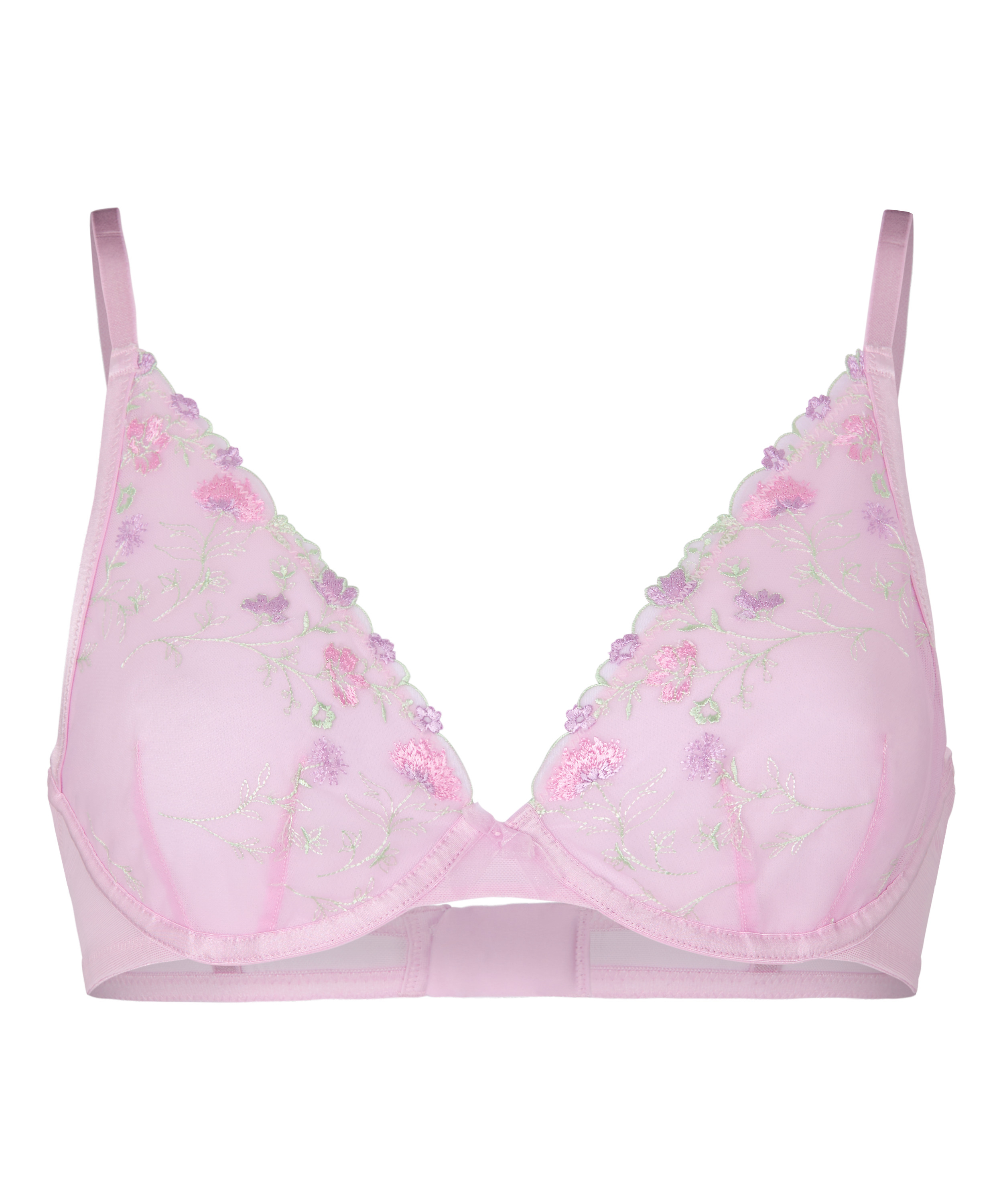 Non-Padded Underwired Bra Eleni, Purple, main