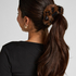 Leopard Make-Up Bag and Scrunchie Set, Black