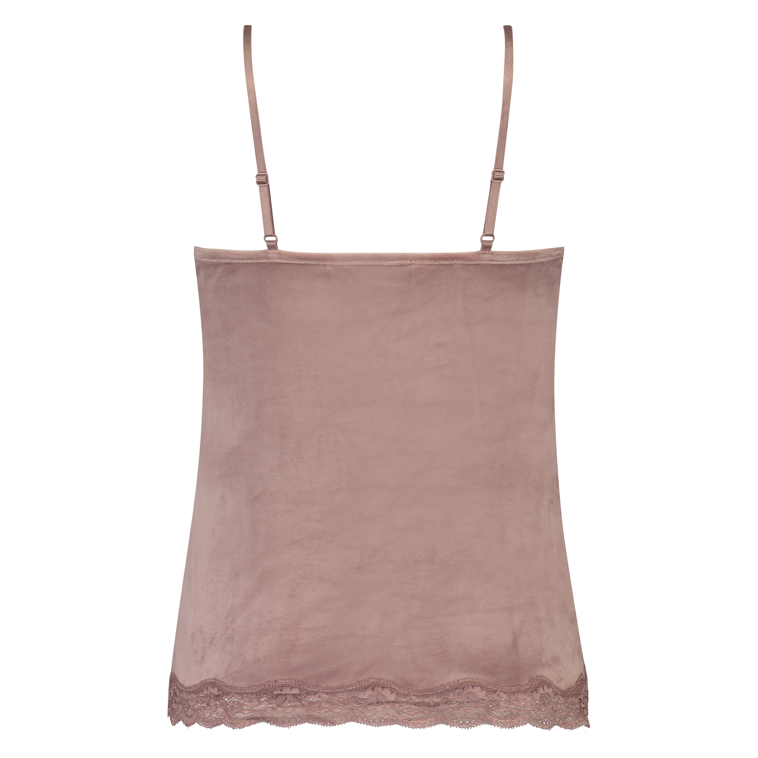 Velours Lace Cami Top, Pink, main