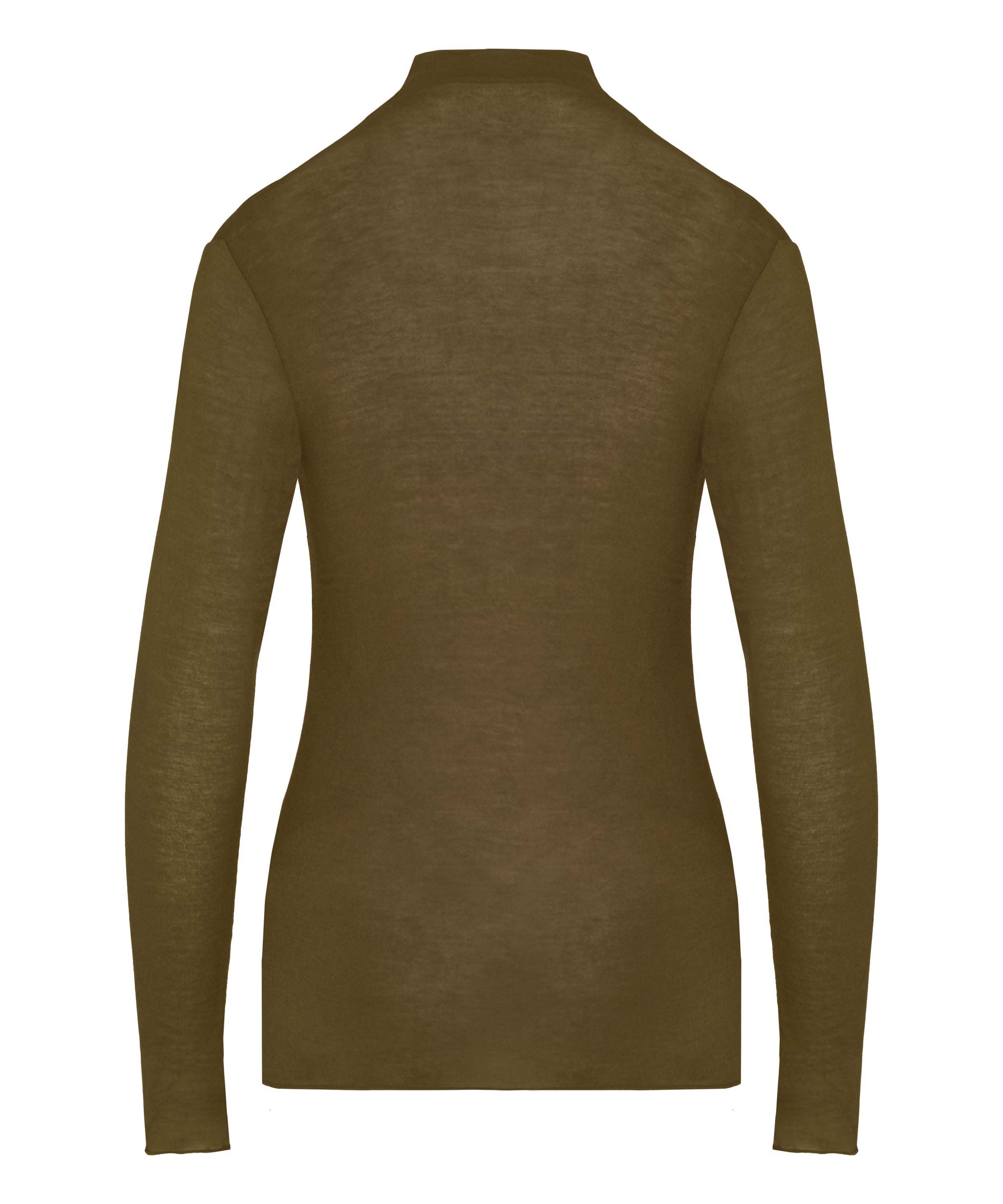 super soft Turtleneck shirt with Cashmere, Green, main
