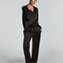 Satin Trousers, Black
