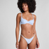 Pointelle Non-padded Underwired Bra, Blue
