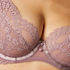 Daisy Non-Padded Underwired Bra, Purple