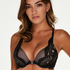Doutzen Nightshade padded push-up underwired bra, Black