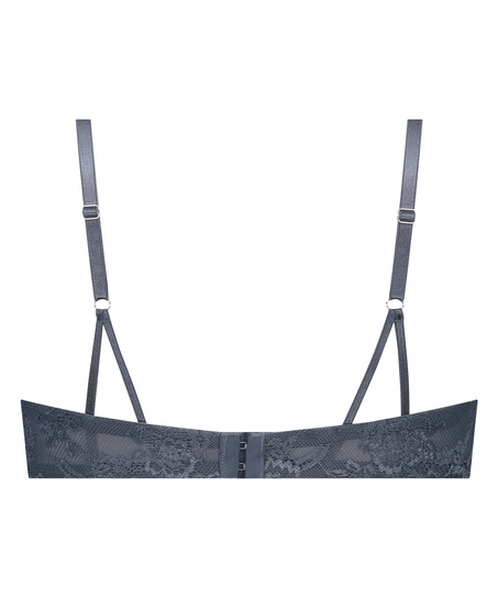 Lea Padded Underwired Bra, Gray
