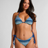 Cali Highleg Bikini Bottom, Blue
